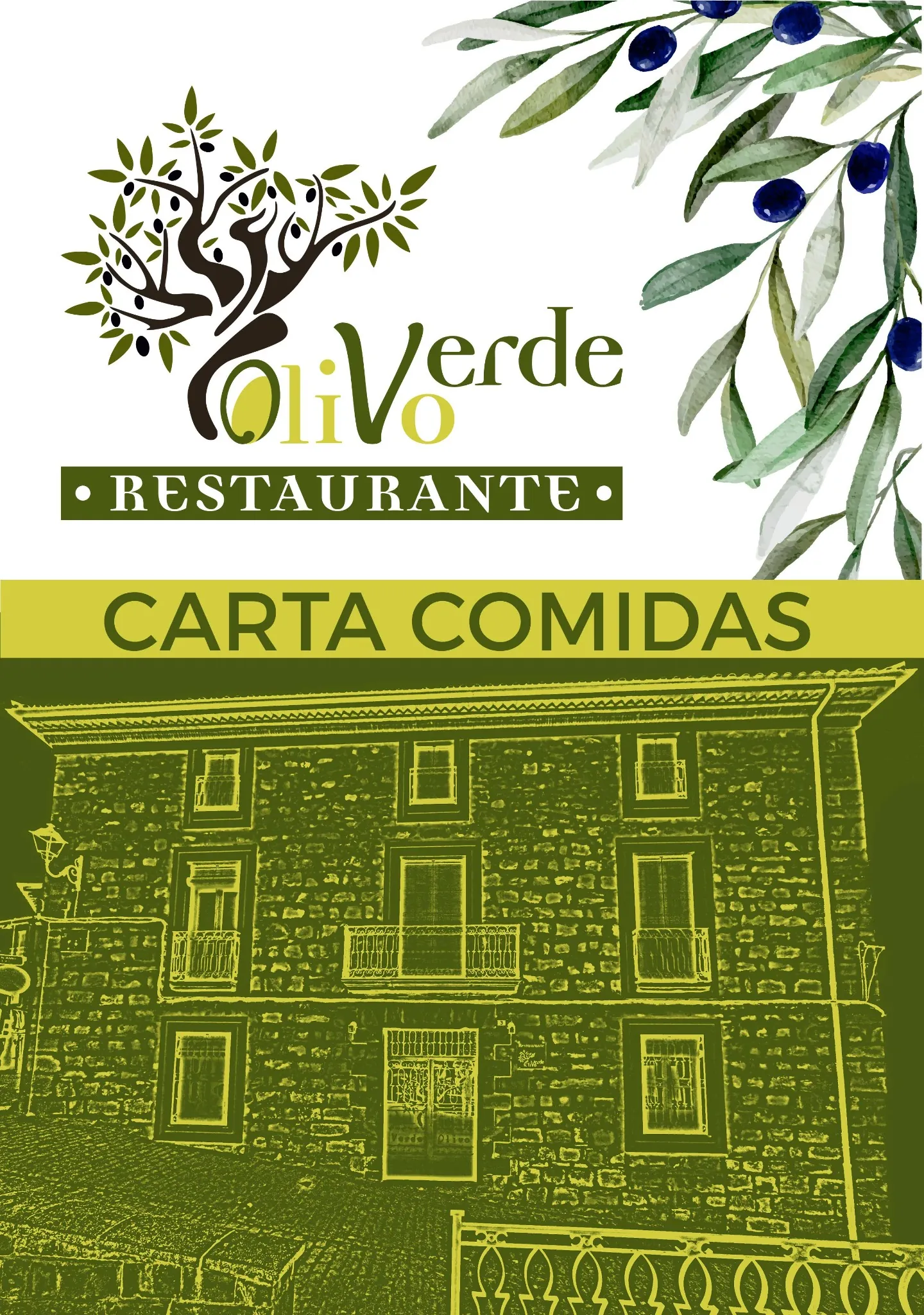 Carta Restaurante Verde Olivo